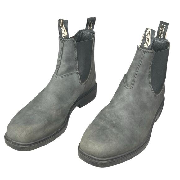 Blundstone Women’s 1910 Steel Grey Leather Chelsea Boot Size 8 US 10 - Picture 6 of 10